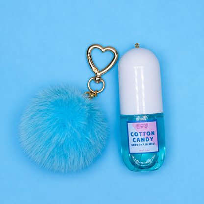 COTTON CANDY HAIR & BODY MIST KEYCHAIN