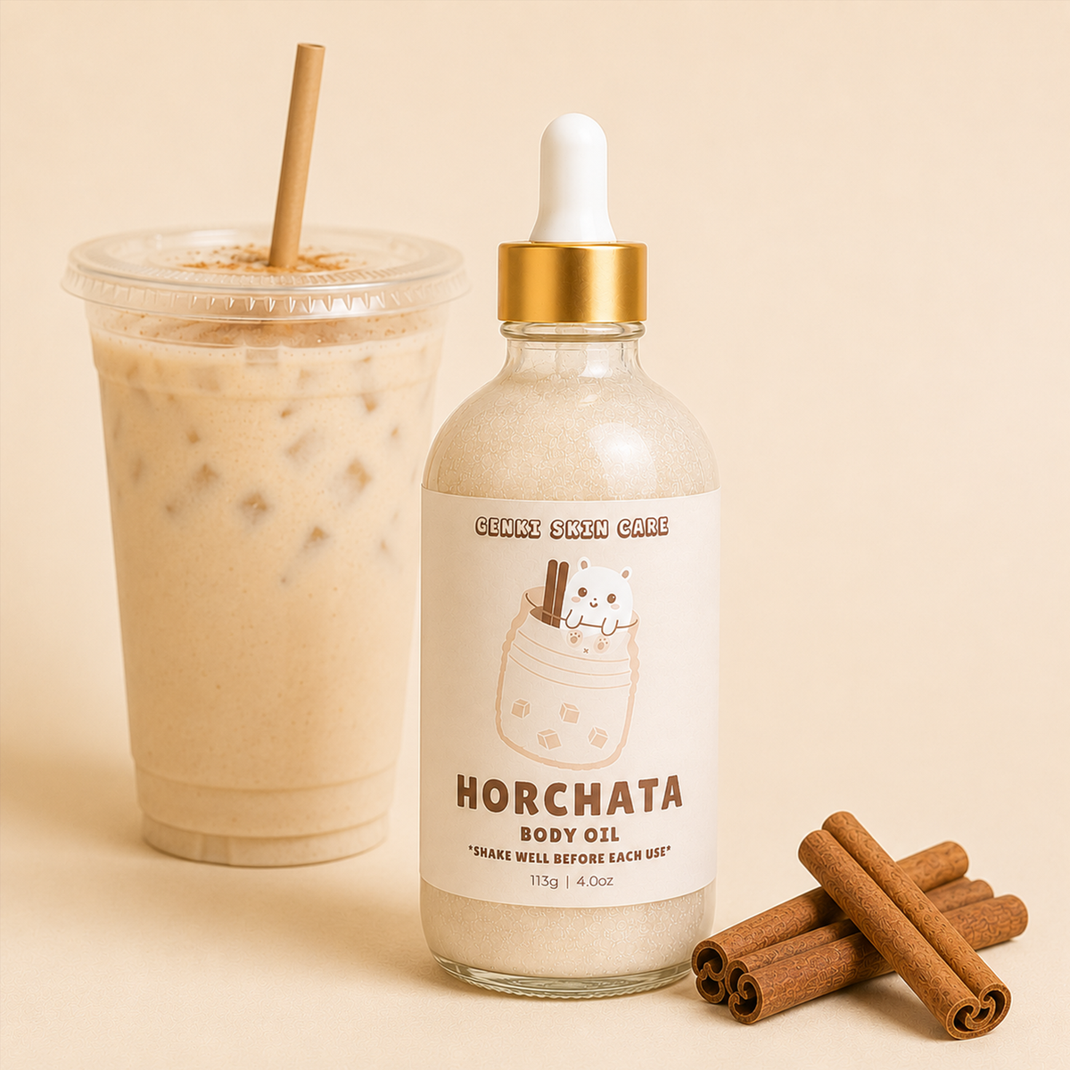 HORCHATA SHIMMERING BODY OIL