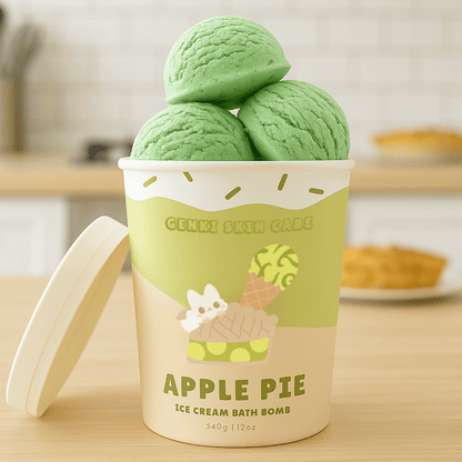 APPLE PIE BATH BOMB (3 PC ICE CREAM SET)