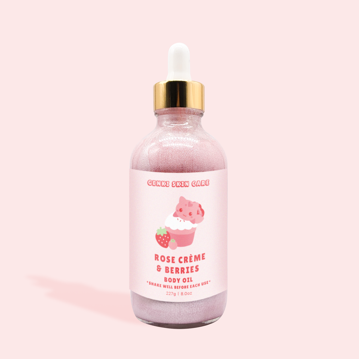 ROSE CREME AND BERRIES SHIMMERING BODY OIL