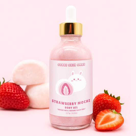 STRAWBERRY MOCHI SHIMMERING BODY OIL