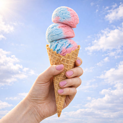 COTTON CANDY BATH BOMBS (3 PCS ICE CREAM SET)