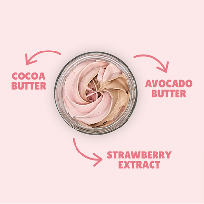 CHOCOLATE STRAWBERRY WHIPPED BODY BUTTER