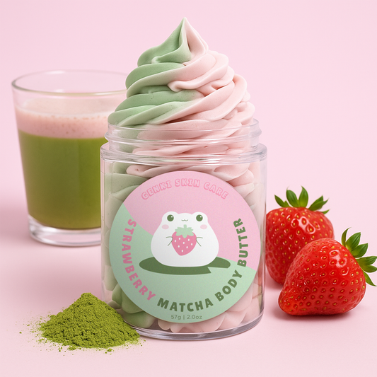 STRAWBERRY MATCHA BOBA BODY BUTTER