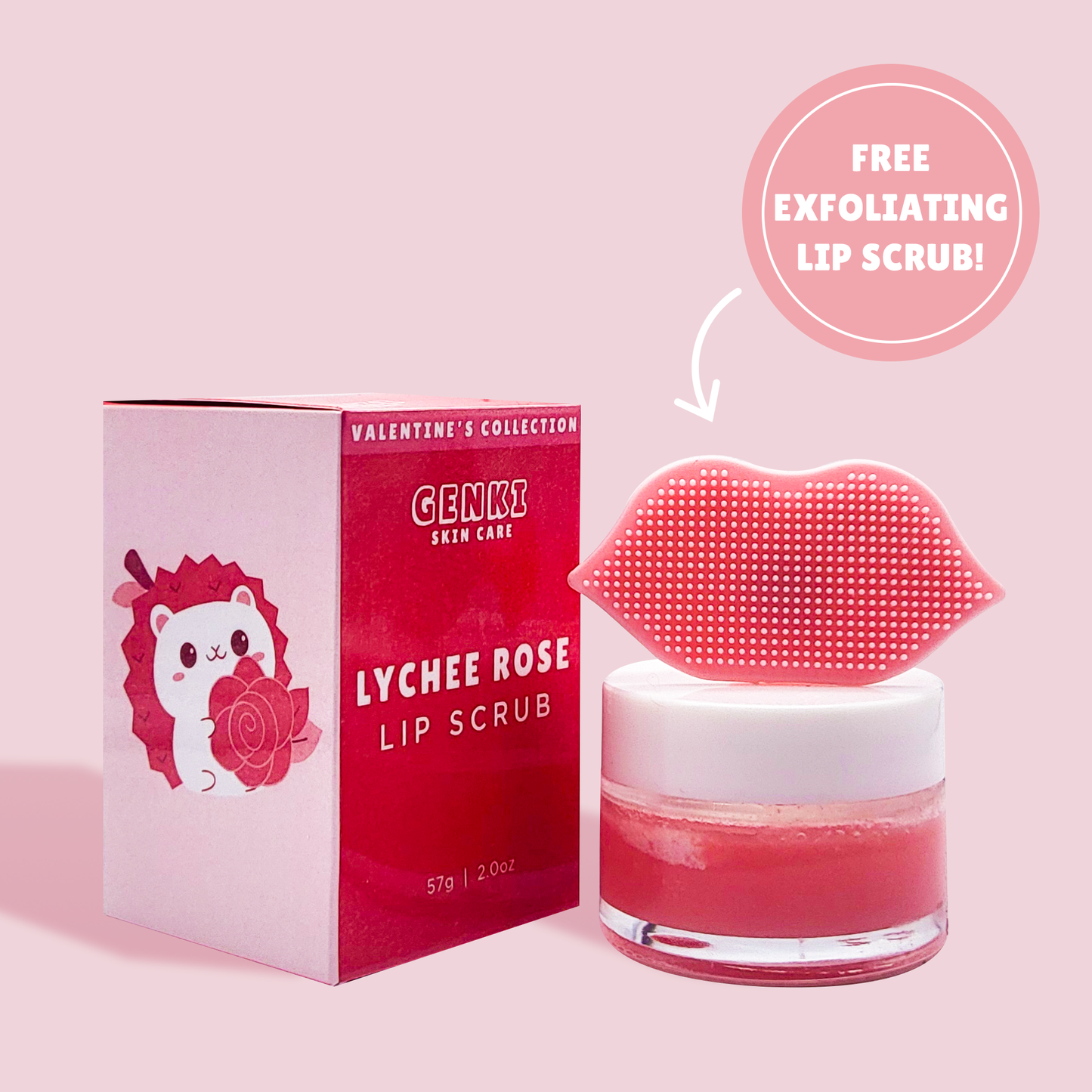 LYCHEE ROSE LIP SCRUB