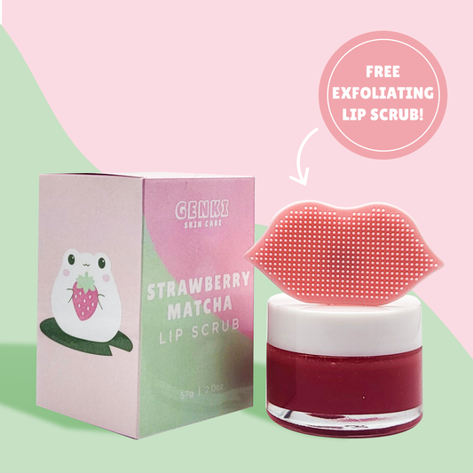 STRAWBERRY MATCHA LIP SCRUB