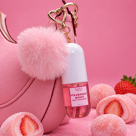STRAWBERRY MOCHI HAIR & BODY MIST KEYCHAIN
