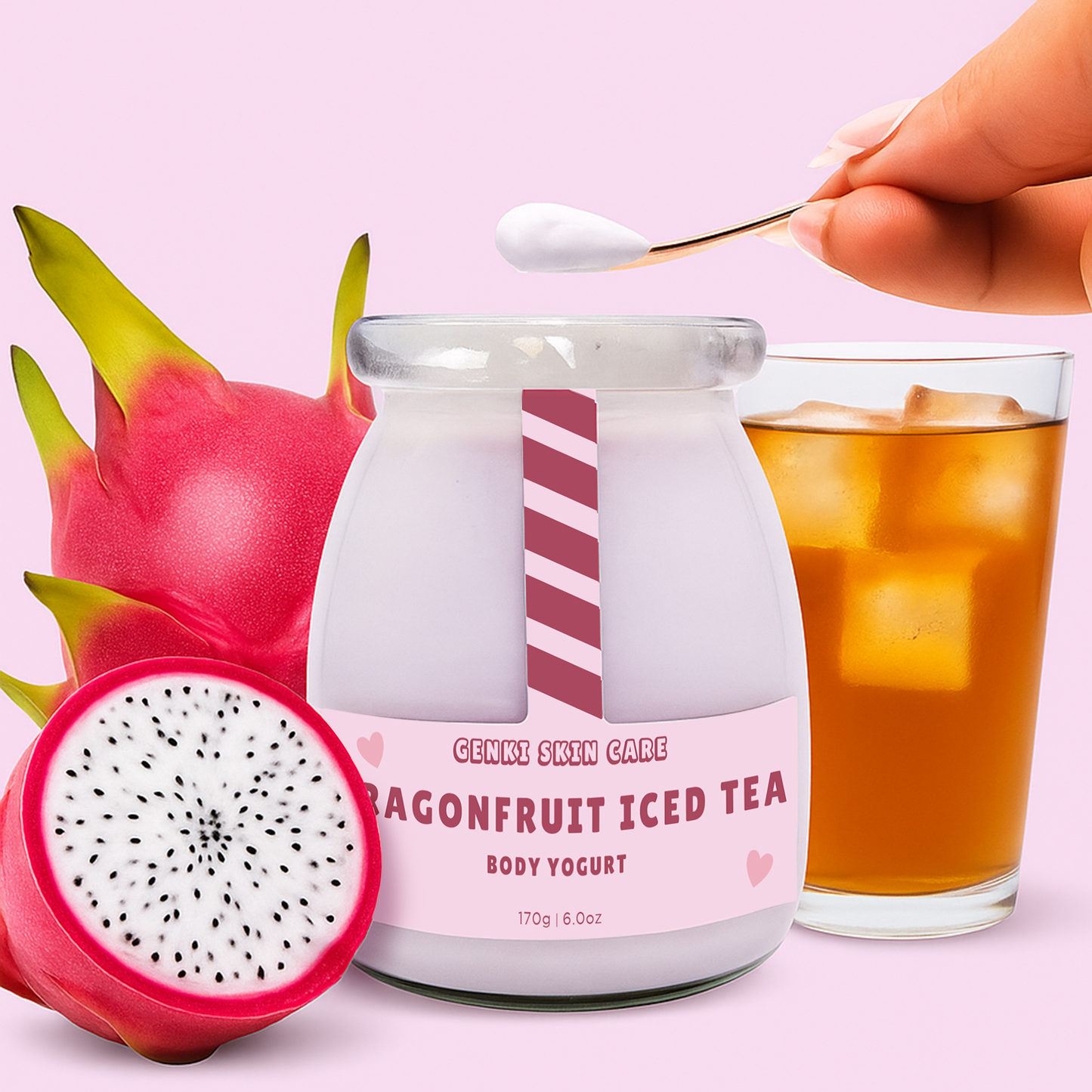 DRAGONFRUIT ICED TEA BODY YOGURT