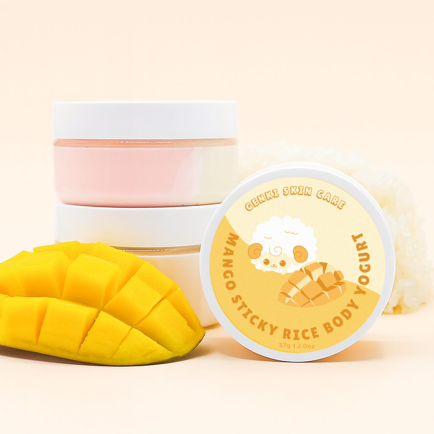 MANGO STICKY RICE TRAVEL SIZE BODY YOGURT